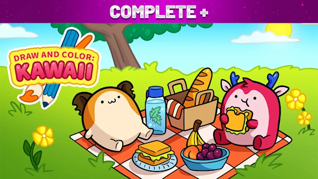 DRAW AND COLOR: KAWAII Complete +