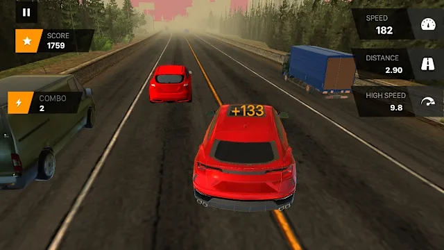 Car Racing Highway Driving Simulator - PREMIUM EDITION screenshot 2