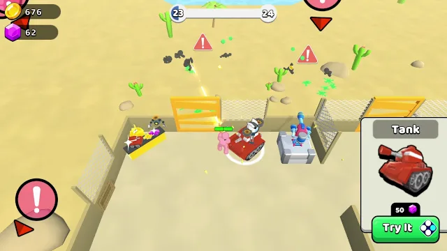 Zombie Defense: Flaming Edition screenshot 1
