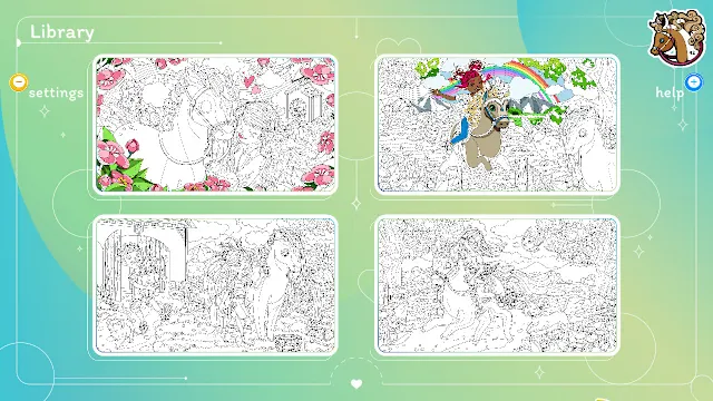 Pony World - Color by Numbers & Animal Golf - Battle Race Bundle screenshot 3