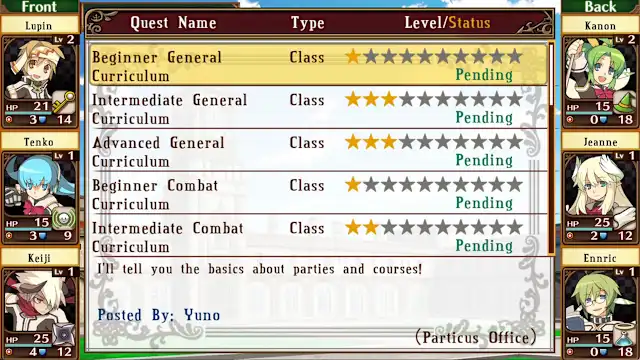 Class of Heroes 1&2: Complete Edition screenshot 1
