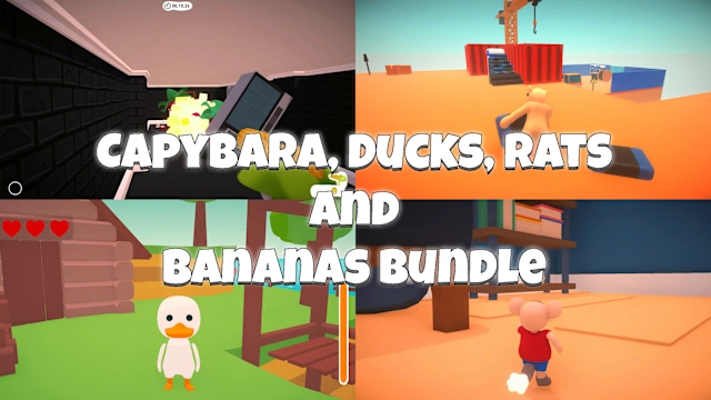 Capybara, Ducks, Rats and Bananas Bundle