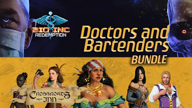 Doctors and Bartenders Bundle - Bio Inc. Redemption + Crossroads Inn
