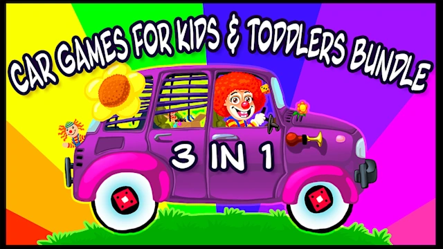 Car Games for Kids & Toddlers Bundle 3 in 1