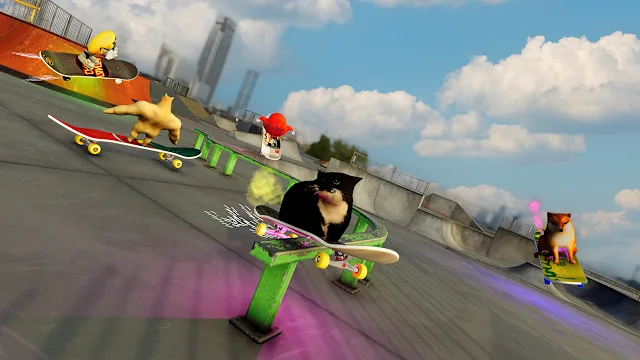 Skateboard Drifting with Maxwell Cat: Premium Edition screenshot 5