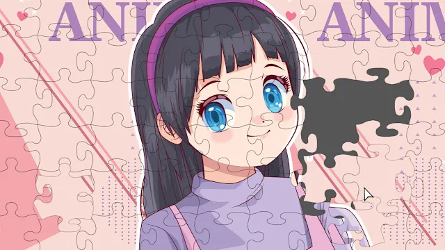 Anime Beauty Girl Puzzle Extended Edition screenshot 3