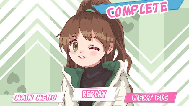 Anime Beauty Girl Puzzle Extended Edition screenshot 2