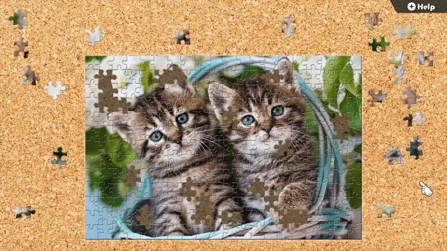 Jigsaw Masterpieces 2　Kitten Starter Pack with Moving Puzzle screenshot 1