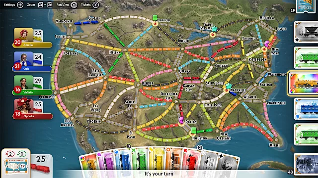 Ticket to Ride: Deluxe Edition screenshot 1