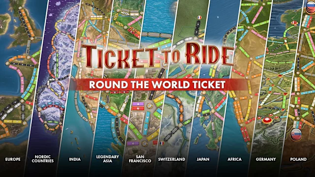 Ticket to Ride®: Round the World Ticket