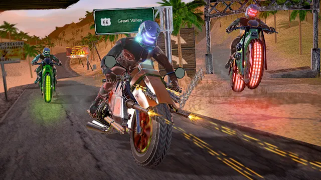 Moto Racer 2044 Game Simulator: Money Magnet Bundle screenshot 0