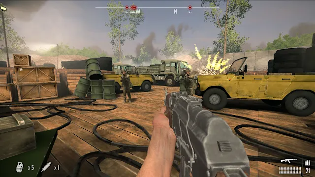 Battlefront Trench Warriors: Ops of Warfare & Trench Shooter : Warfare Tactics Bundle Collection screenshot 3