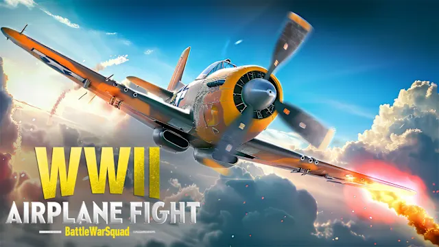 WWII AIRPLANE FIGHT - Battle War Squad: P-40 Elite Fighter