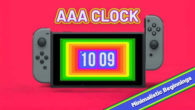 AAA Clock Minimalistic Beginnings
