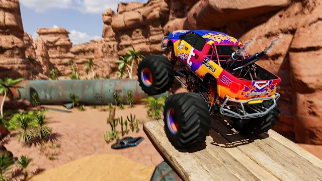 Truckzilla - Monster Truck Mega Ramp: The Skybox Edition screenshot 1