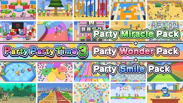Party Miracle Pack + Party Wonder Pack + Party Smile Pack