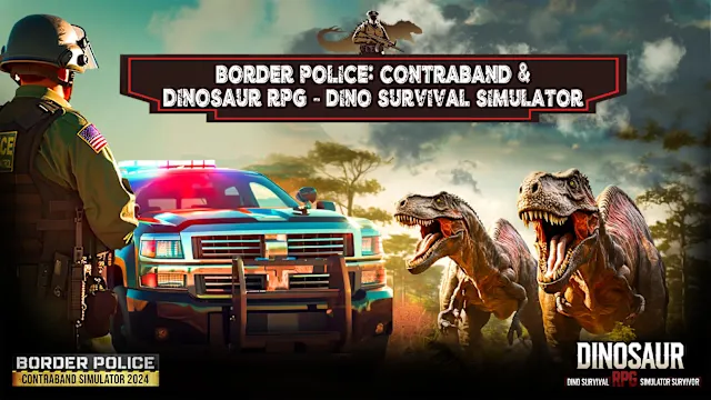 Border Police: Contraband & Dinosaur RPG - Dino Survival Simulator