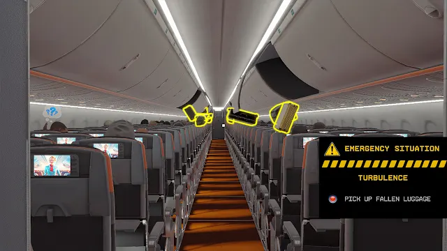 Flight Attendant Simulator: Onboard Tasks - Final Call screenshot 4