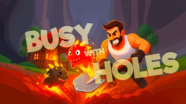 Busy with holes