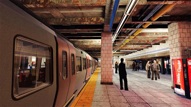 Subway Simulator: Underground Train Ride Station Ultimate Driving Games – World of Rails screenshot 5