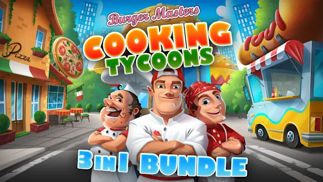 Cooking Tycoons - 3 in 1 Bundle Burger Masters