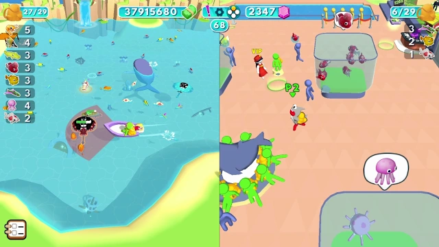 Aquarium Land: Seal & Parrot Edition screenshot 2