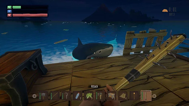 Float Survival Simulator – Ocean Survivor: Predator Rising screenshot 1