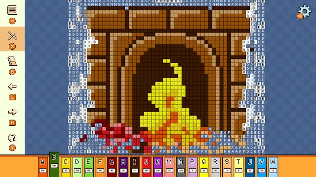Pixel Cross Stitch Color by Number Seasons Collection Season 3 screenshot 2