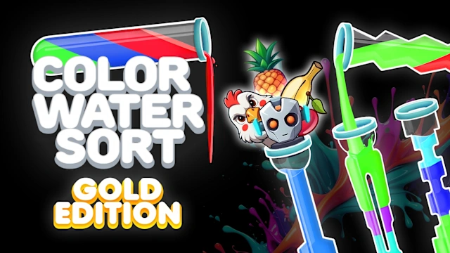 Color Water Sort: Gold Edition