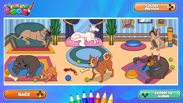 Coloring Book: Story Time Bundle - 120 drawings screenshot 5