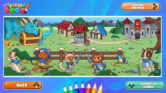 Coloring Book: Story Time Bundle - 120 drawings screenshot 1