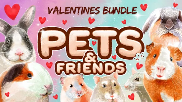Pets and Friends Valentines Bundle