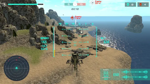 AirStrike Command: Tactical Assault Operation & Helicopter Battle Arena Simulator screenshot 2