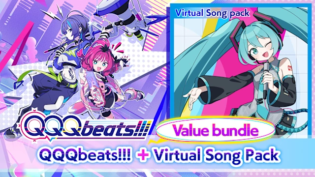 QQQbeats!!! + Virtual Song Pack Vol.1 Value bundle