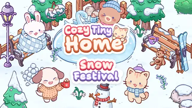 Cozy Tiny Home Snow Festival