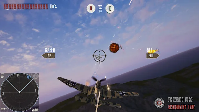 AirJet Fighter Sky Dominators: Aerial Assault & World War II - Airplanes Battle screenshot 1