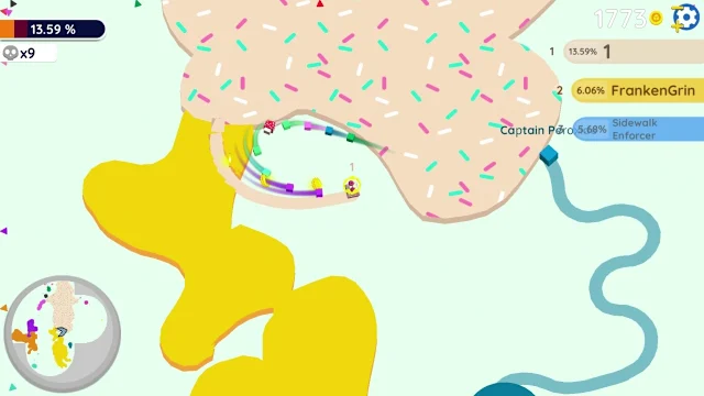 Paper io 2: Tasty Edition screenshot 4