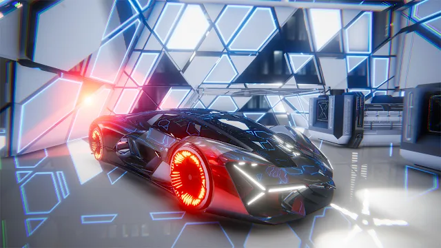 Neon Drifter - Cyber Racing: Cyber Reign screenshot 1