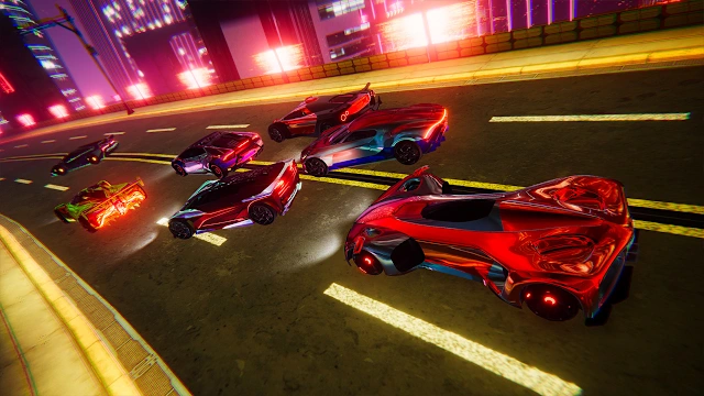 Neon Drifter - Cyber Racing: Cyber Reign screenshot 4