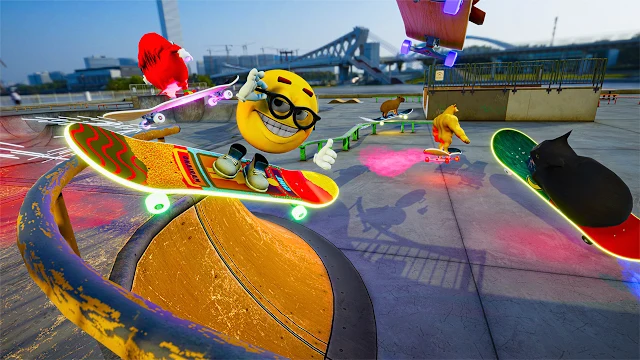 Skateboard Drifting with Maxwell Cat: The Game Simulator – Street Legends screenshot 1
