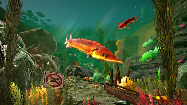 Aquatic Life: Fish Simulator RPG: Secrets & Survival screenshot 2