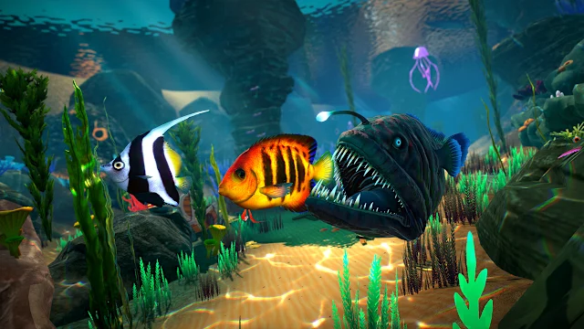 Aquatic Life: Fish Simulator RPG: Secrets & Survival screenshot 3