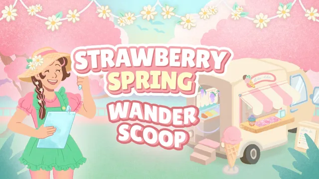 Wander Scoop Strawberry Spring