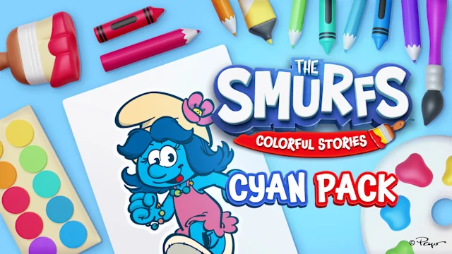 The Smurfs: Colorful Stories Cyan Pack