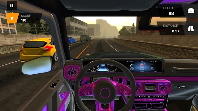 Car Racing Highway Driving Simulator, Real Parking Driver Sim Speed Traffic Deluxe 2022 – Expanded Racing screenshot 1