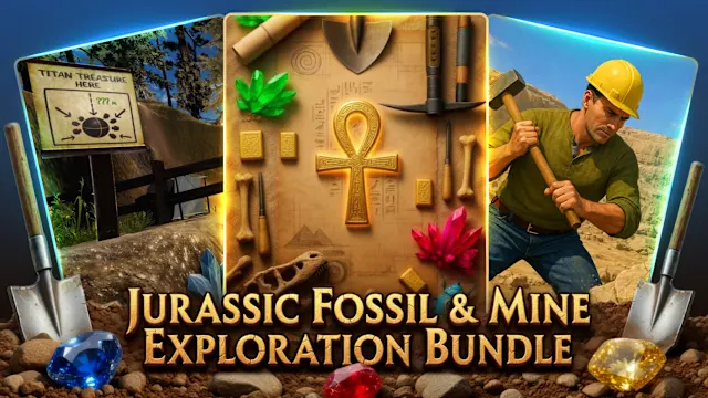 Jurassic Fossil & Mine Exploration Bundle