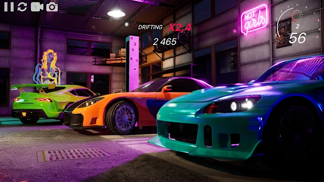Hashiriya Drifter-Car Racing,Drift,Drag REMASTER: Drift Master screenshot 1