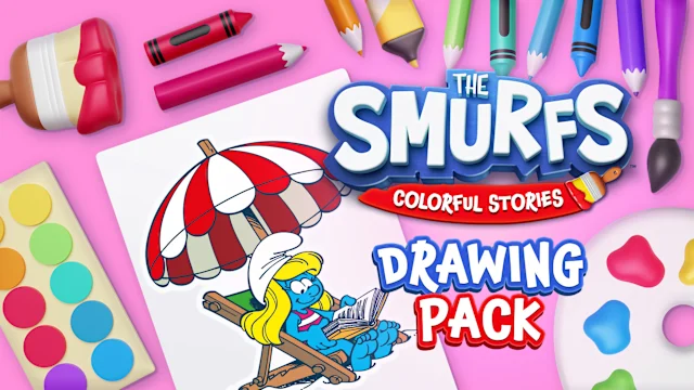 The Smurfs: Colorful Stories Drawing Pack