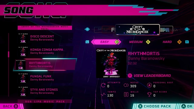 Synth Riders + Crypt of the NecroDancer Music Pack screenshot 4
