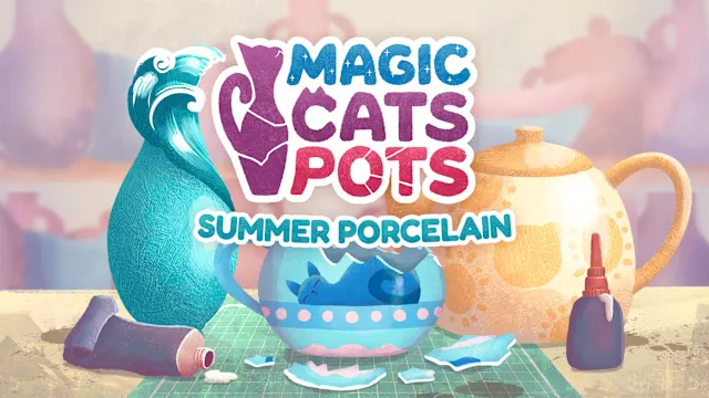 Magic Cats Pots Summer Porcelain